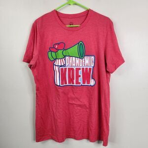MLB Philadelphia Phillies Phandemic Krew Short Sleeve Graphic Tee Large